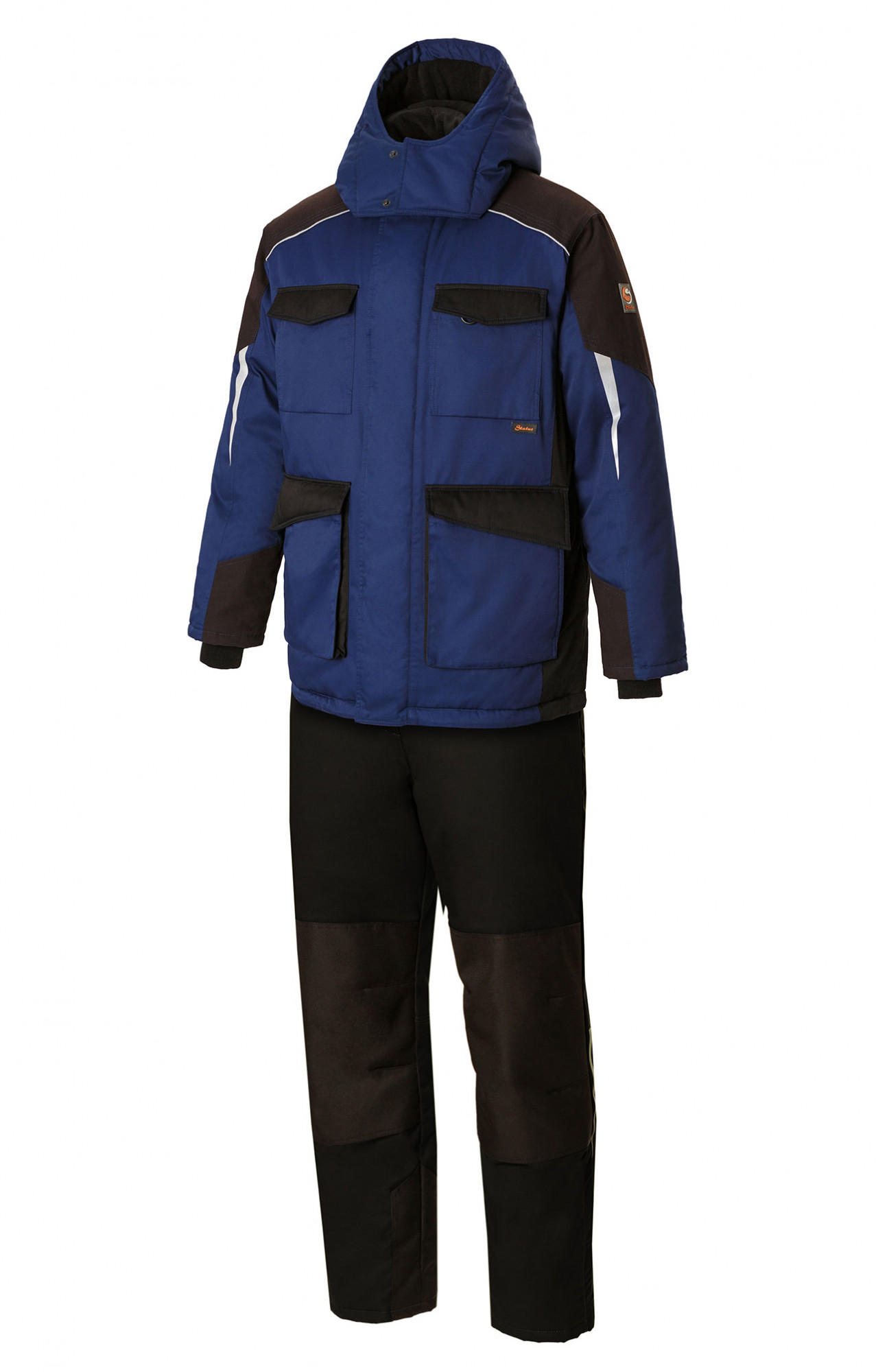 5037913 Костюм утепленный темно-синий черный STATUS  Зимняя спецодежда  размер 60-62/182-188 