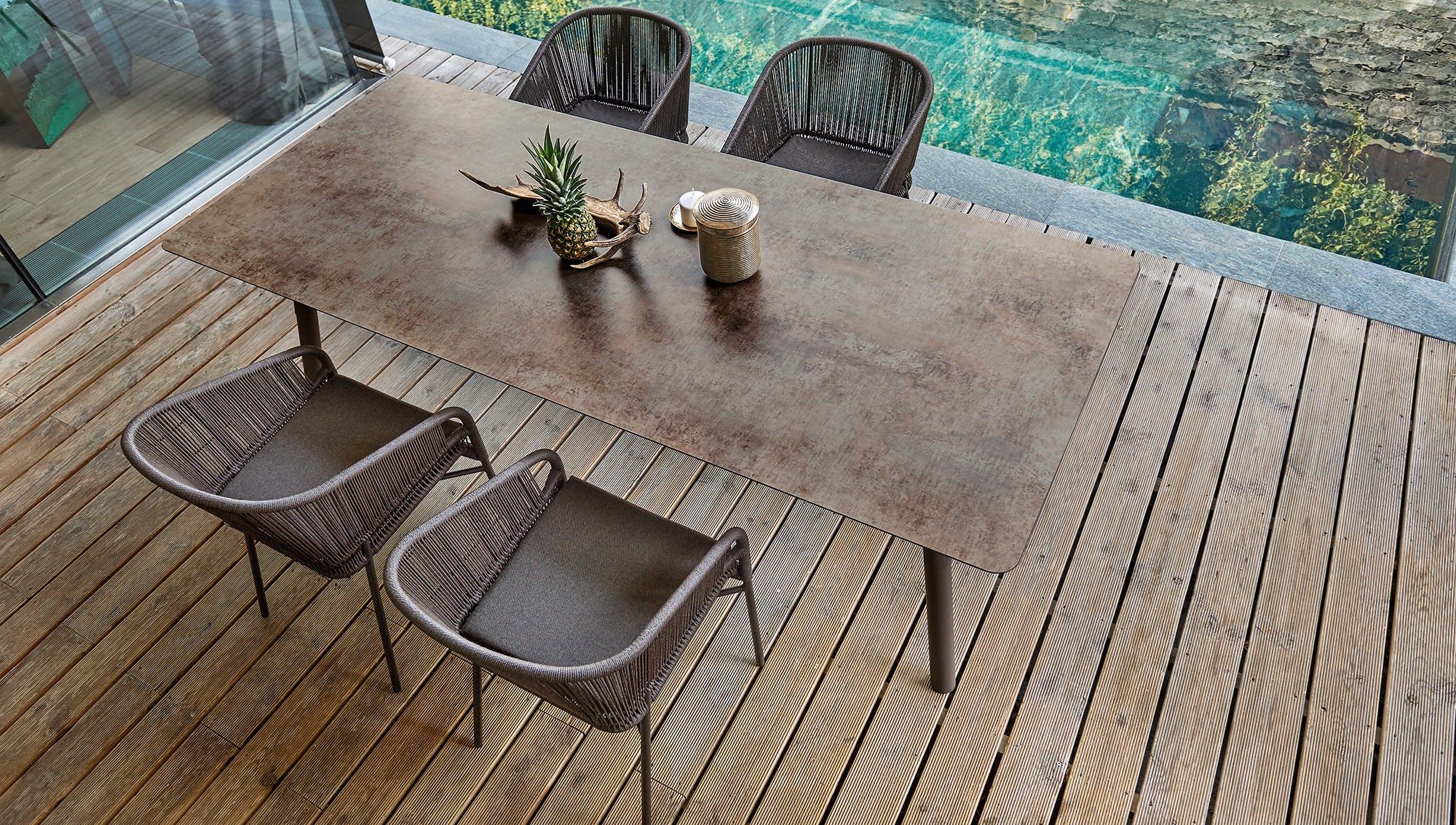 Алюминиевый стул с порошковым покрытием с подлокотниками Varaschin Cricket ARCH-00052420 - Вид №9