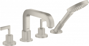 39446800 Смеситель для ванны на край на 4 отверстия с рычажными ручками AXOR CITTERIO