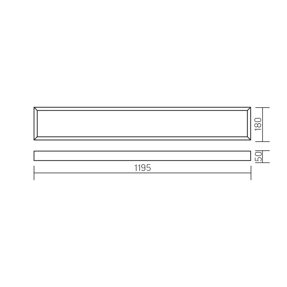 Панель светодиодная Varton 1195/180/50 PRS 42 Вт 1195x180 мм 4750 K IP40 82656381 STLM-2050792  - Вид №8