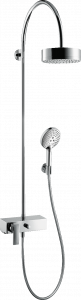 39620000 Showerpipe с однорычажным смесителем и верхним душем 180 1jet AXOR CITTERIO