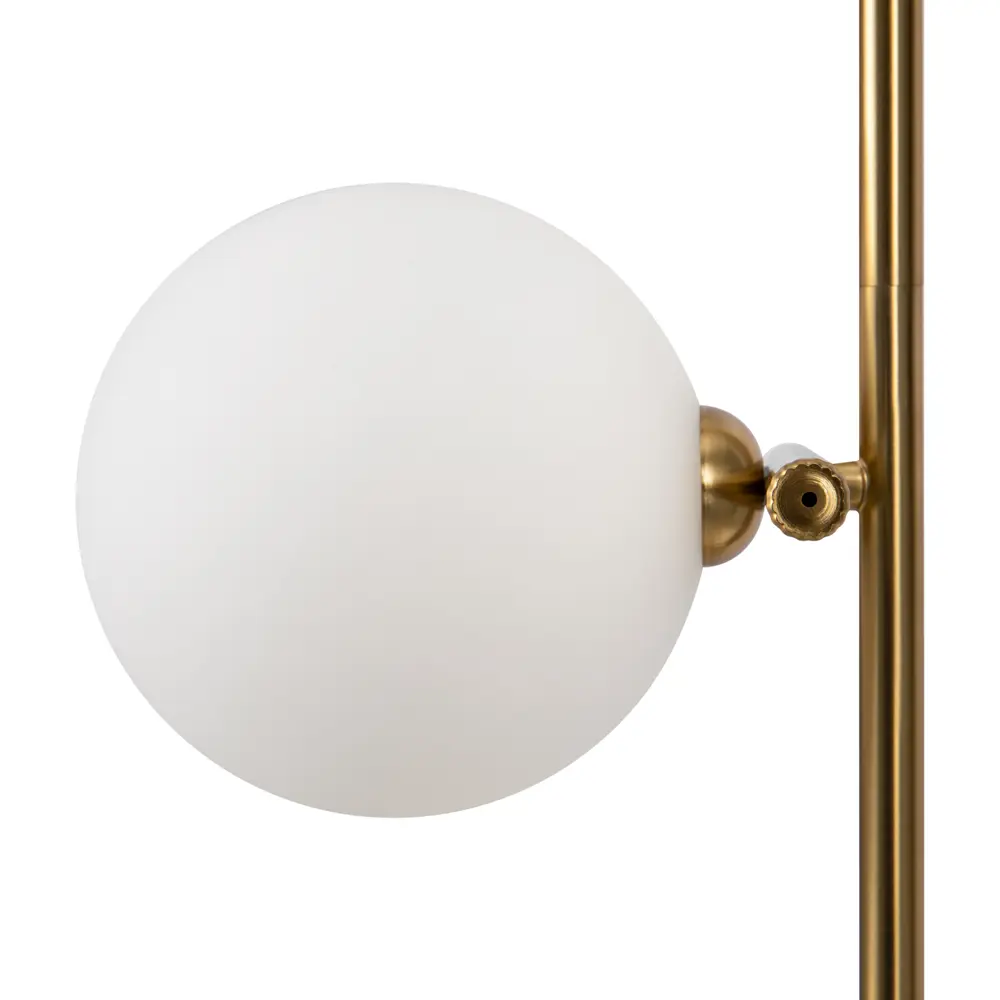 Freya Blossom - подвесной светильник с двумя стеклянными шарами в латунном исполнении 89389955 STLM-1564402 - Вид №3