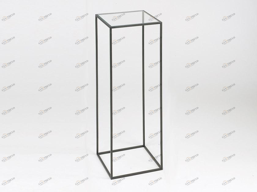 Duvivier Canapés Пьедестал со стальной конструкцией и стеклянной полкой Karusa Karusaselgm1v