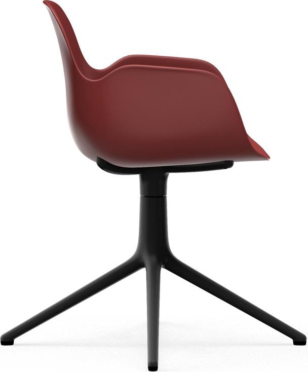 606115 Кресло Swivel 4L Black Alu Red Normann Copenhagen Form - Вид №2