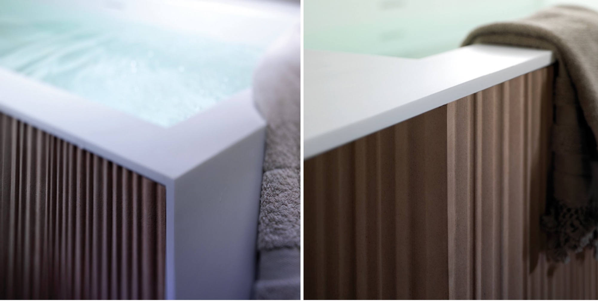 Ванна напольная с гидромассажем и панелями Veer 240 см Karolitalia VEERRULEGM240X110 - Вид №2