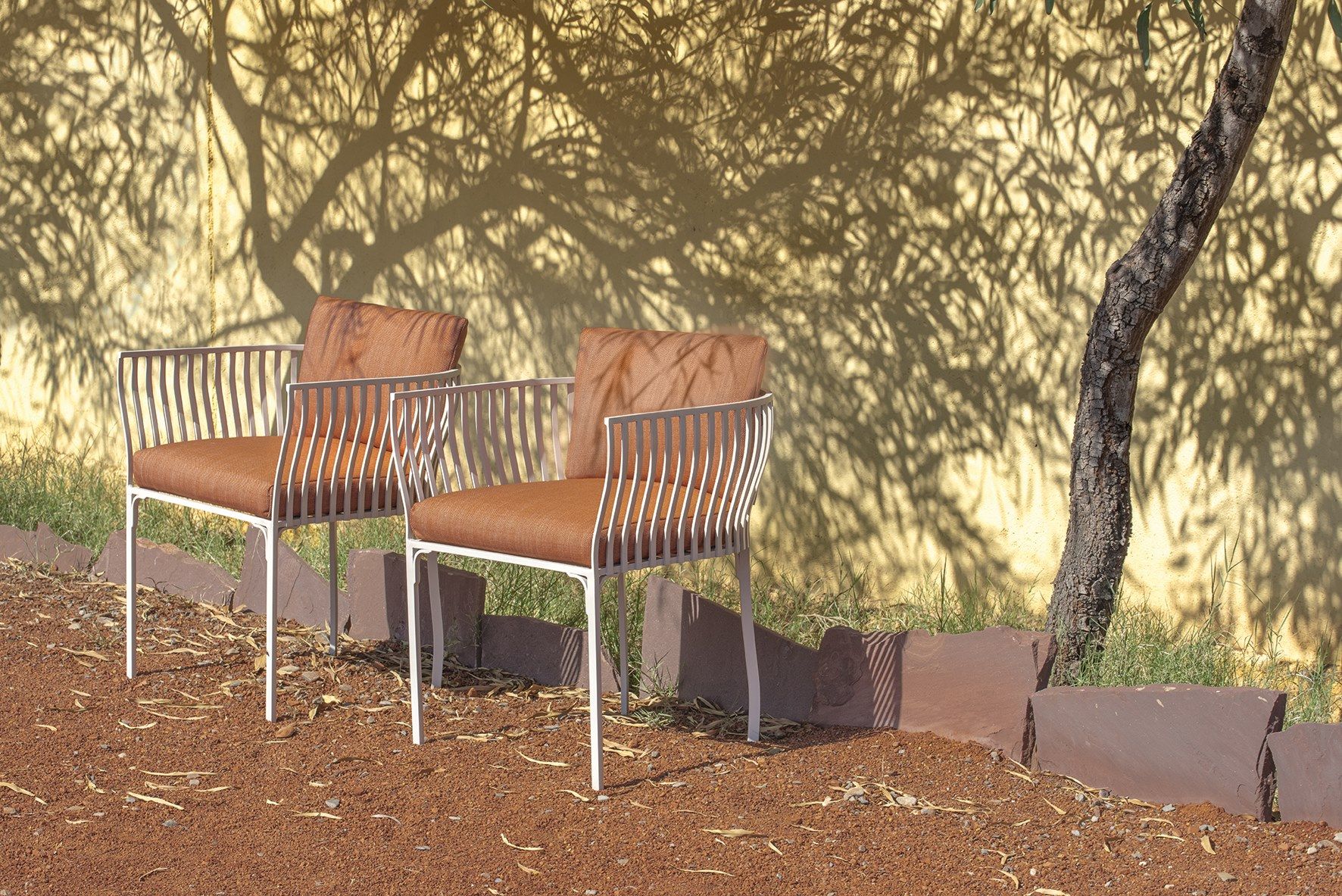 Алюминиевый садовый стул со встроенной подушкой Ethimo Venexia ARCH-00109511 - Вид №1