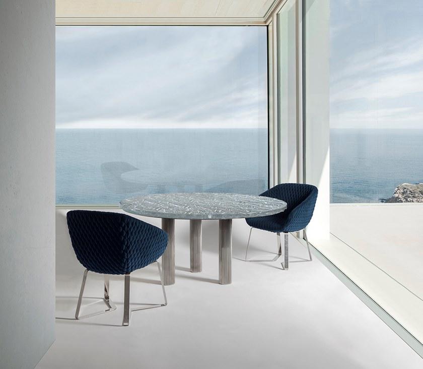 HESSENTIA | Cornelio Cappellini Круглый стеклянный стол Miller Santreyd sun-id-1474616 - Вид №2