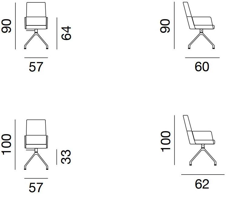 de Sede Офисный стул на козелке с подлокотниками sun-id-1347438 - Вид №9