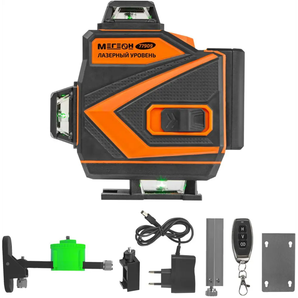 Уровень лазерный Мегеон 77909 зеленый луч, 30 м STLM-2147515 - Вид №9