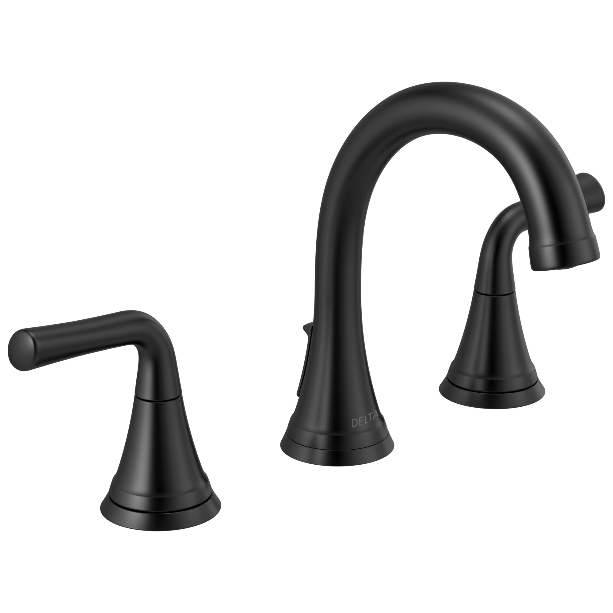 3533LF-BLMPU Смеситель для ванной комнаты с двумя ручками Delta Faucet Kayra Матовый черный
