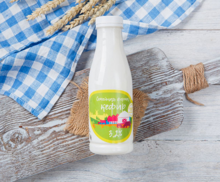 3124 Кефир термостатный 3,2% Вкусляндия 