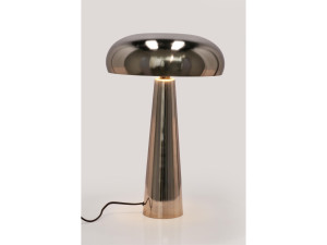 Металлическая настольная лампа