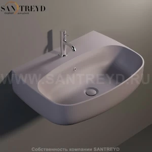 534189 Подвесная раковина настенная овальная Kerasan Nolita серая