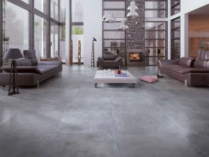 La Fabbrica Пол из керамогранита с эффектом бетона Blue evolution