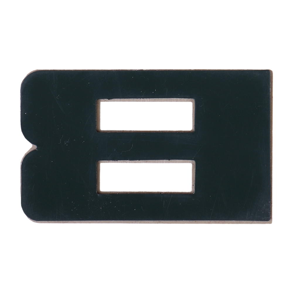 Дверная буква  «В», 37х6х60 мм, матовое золото LJPS0084 Public Steel Россия  - Вид №2