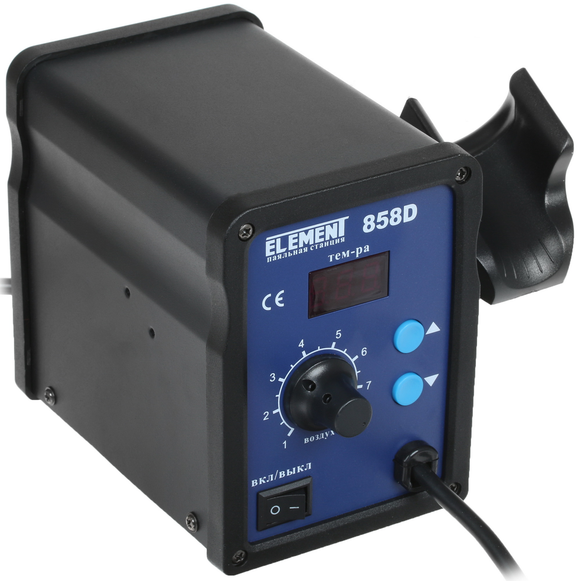 Паяльный фен ELEMENT 858D 8106295 STDN-0041318 - Вид №1