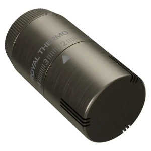 Термостатическая головка жидкостная Royal Thermo Design Pro M30x1.5 никель матовый