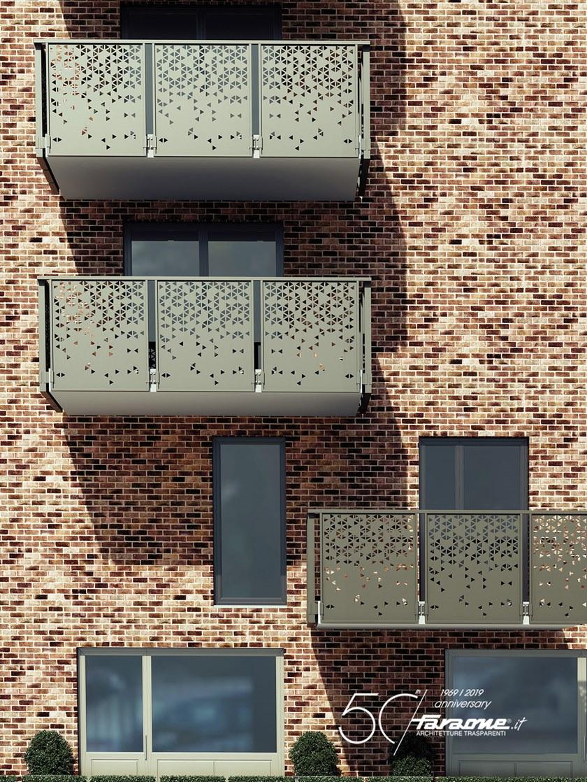 FARAONE Алюминиевый парапет с панелями из микроперфорированного листового металла Olimpia sun-id-1486110 - Вид №5