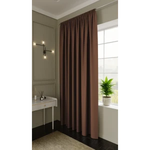 Штора MIAMOZA Palermo с эффектом блэкаут 150x300 см в терракотовом цвете 89432217