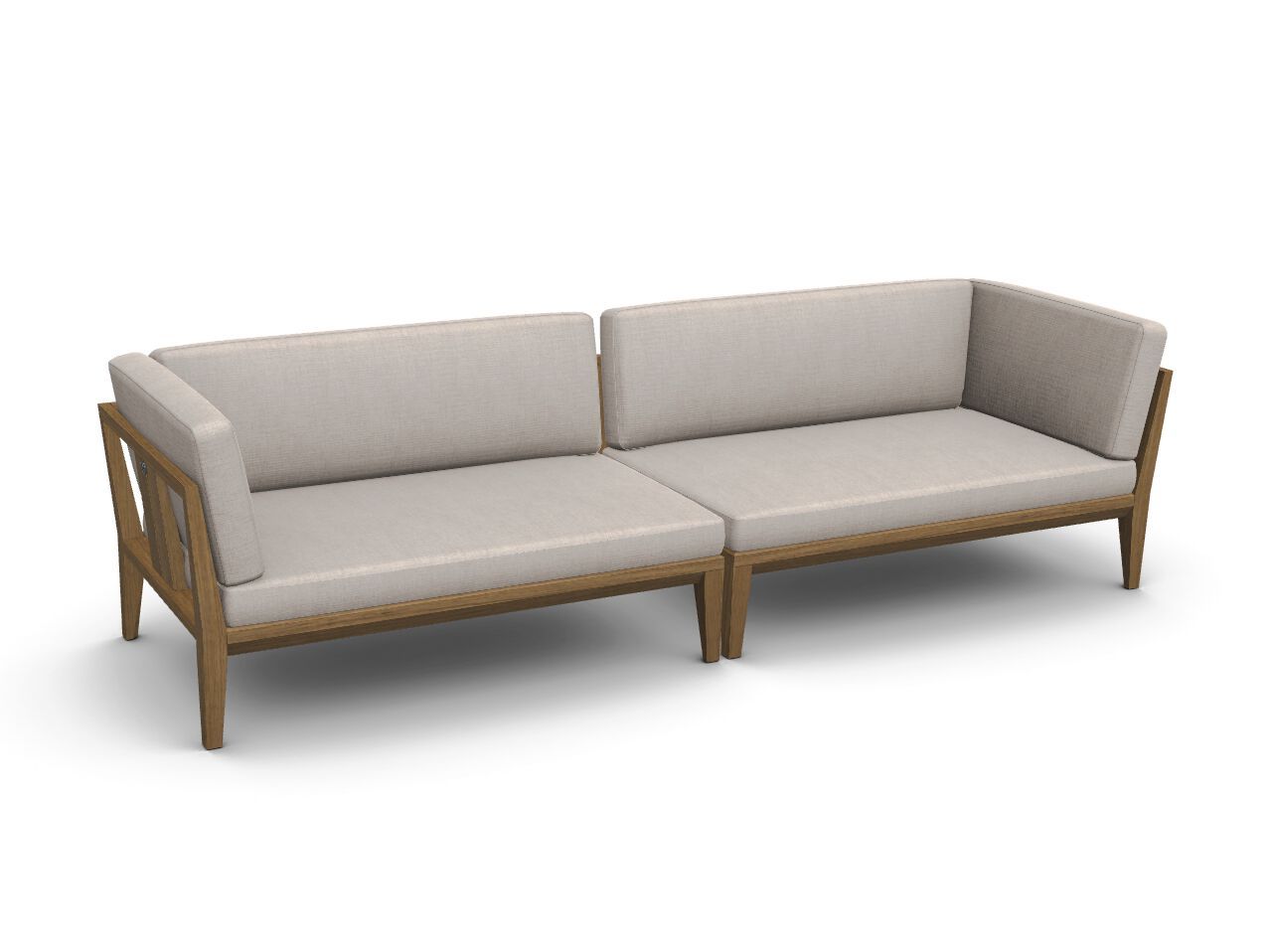 Садовый диван из тикового дерева RODA Teka ARCH-00095073