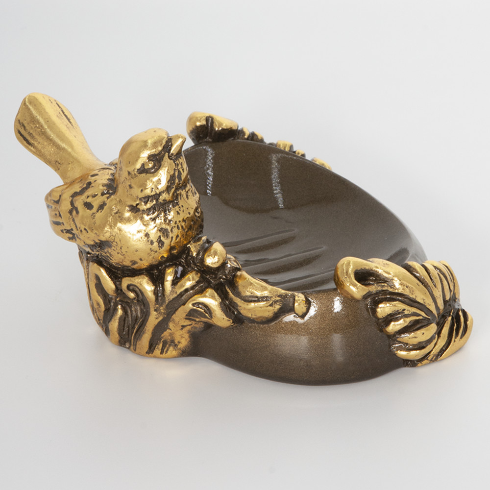 72029 Мыльница Птичка Терра Бронза BOGACHO 4627179655013 - Вид №1