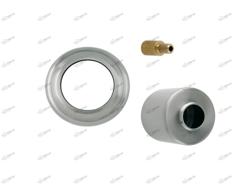 046392.000.50 Комплект отделки для 2-х сторон настенного переключателя Яркий хром Mestre 