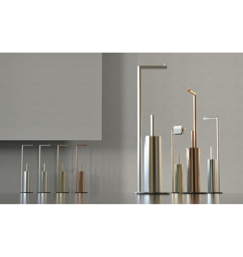 FROST Ершик для унитаза 8, combi » медь Нержавеющая сталь Медь N1948-C  - Вид №3