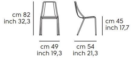 Midj Стул стальной штабелируемый Ola sun-id-1349686 - Вид №2