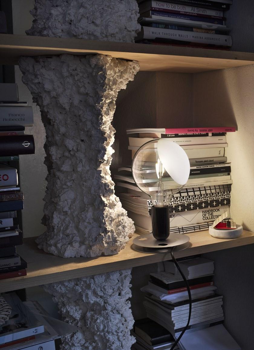 Flos Светодиодная настольная лампа прямого света из пескоструйного стекла Home collection - tavolo sun-id-1410536 - Вид №1