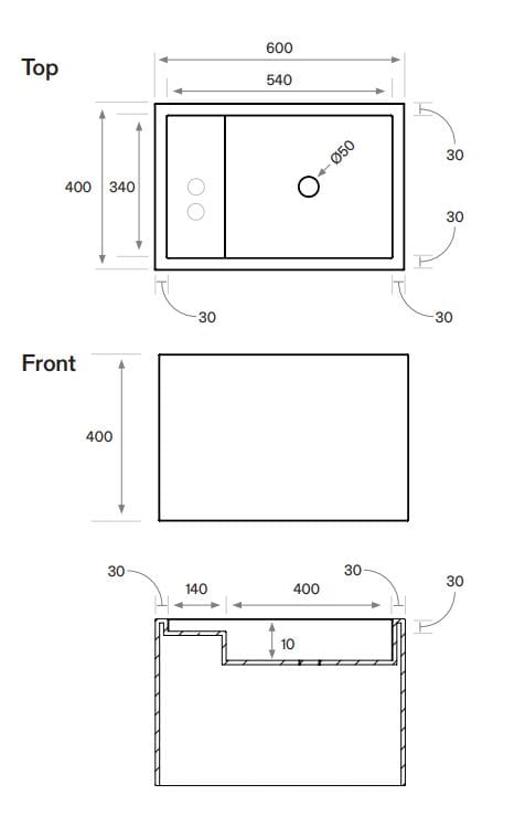 Одиночный подвесной умывальник из натурального камня COCOON Piet Boon ARCH-00052049 - Вид №57