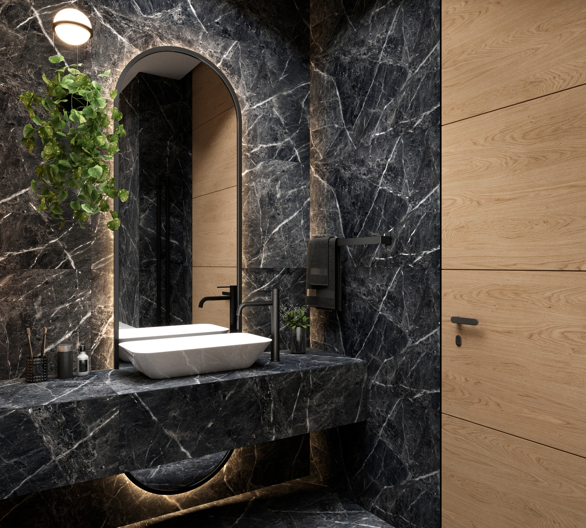 Керамогранит CASSERO NERO 60х120 Arcadia Ceramica CR4017-A