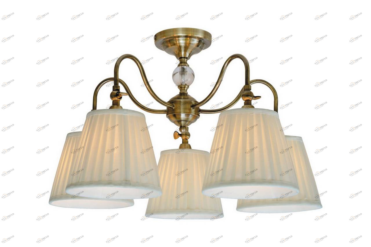 Потолочная люстра Arte Lamp Seville A1509PL-5PB ARTE LAMP ДИЗАЙНЕРСКИЕ, SEVILLE 058616 Белый 