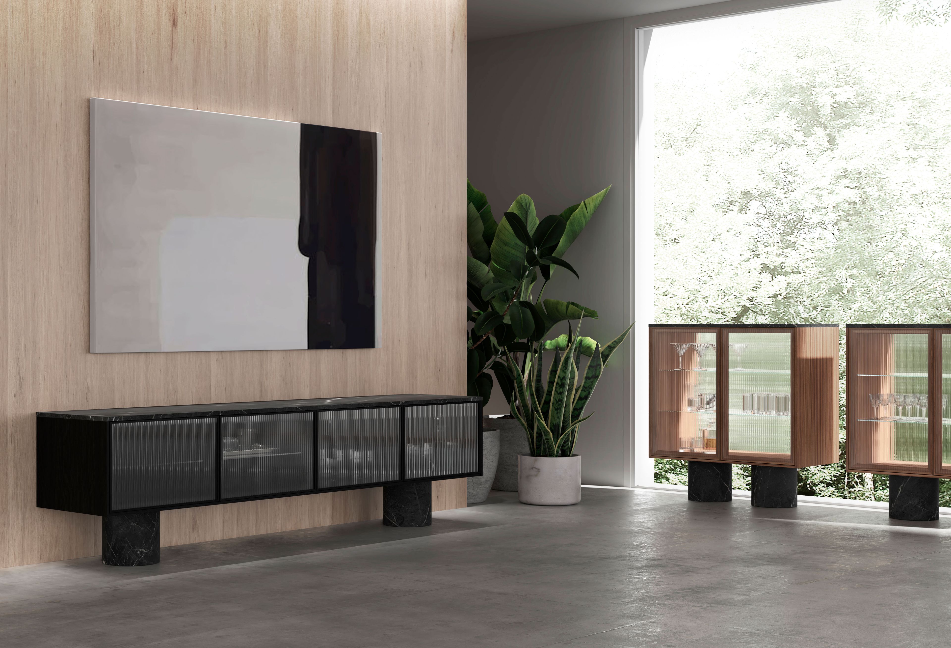 Деревянный шкаф с распашными дверями Punt ARCH-00054972 - Вид №40