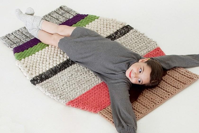 GAN Ковер из шерсти в полоску Mangas original sun-id-1399609 - Вид №1