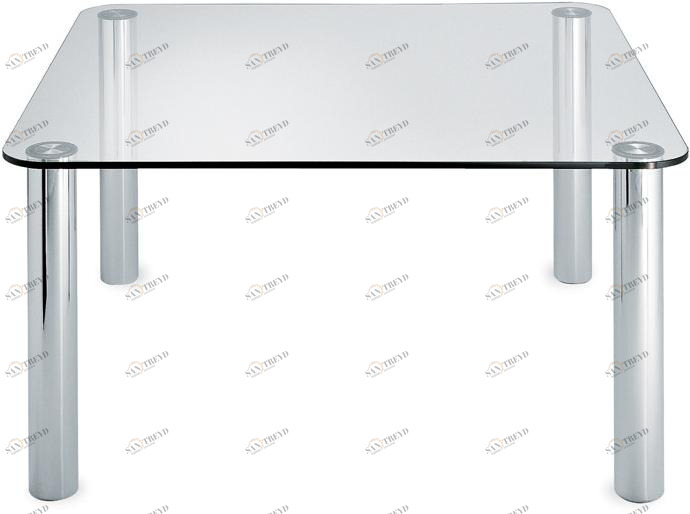 Zanotta Квадратный хрустальный стол sun-id-1400044