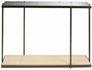 Duvivier Canapés Прямоугольная консоль с деревянными и стеклянными столешницами Rio Riocl11v1t