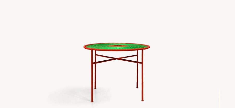 Круглый стол из стали и цветной полиэтиленовой проволоки MOROSO M'afrique ARCH-00051582 - Вид №15