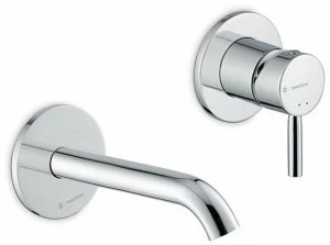 newform Смеситель для раковины настенный, однорычажный, сливной Blink