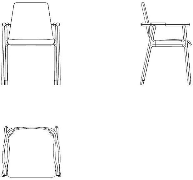 Morelato Мягкое кожаное кресло с подлокотниками Joyce 3817/f - Вид №2