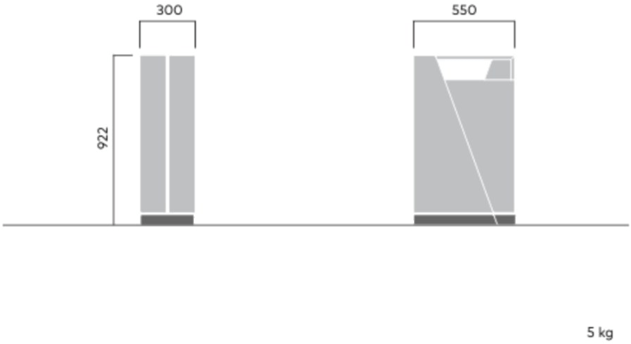 VESTRE Урна для мусора с пепельницей Bloc sun-id-1465457 - Вид №12