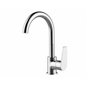 WW MX Арт. ODER 406 Хром. Смеситель для кухни однорычажный. С поворотным изливом.