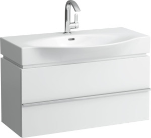 H4012520755481 Шкафчик под раковину с сифоном, экономящим пространство, для раковин 811702, 812702, 2 выдвижных ящика LAUFEN PRO