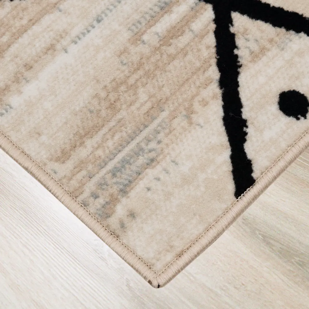 Ковер полипропилен Скай L018 150х190 см цвет бежевый MERINOS STLM-2066894 - Вид №2