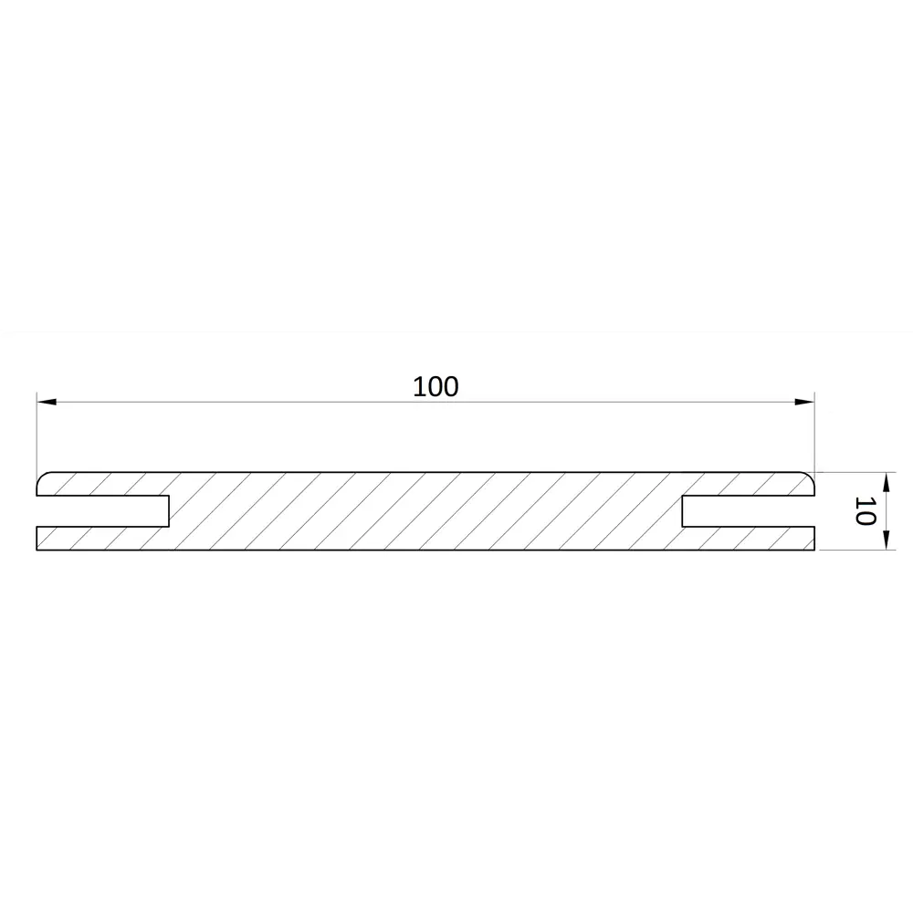 Добор 100 мм, МДФ, ПВХ, цвет кремовый ARTENS STLM-2023161 - Вид №3