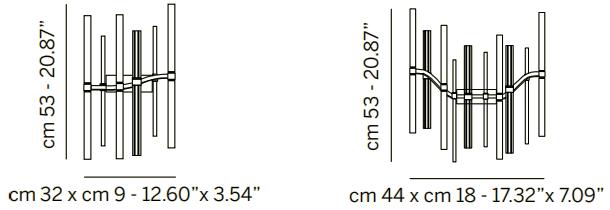 Euroluce Lampadari Настенный светильник из металла и стекла Neva sun-id-1499530 - Вид №2