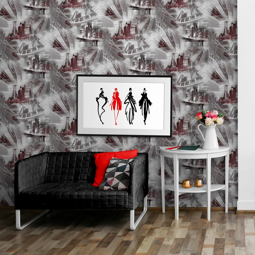 Обои флизелиновые Vog Collection Города серые 1.06 м 168353-02 STLM-2034433 - Вид №2