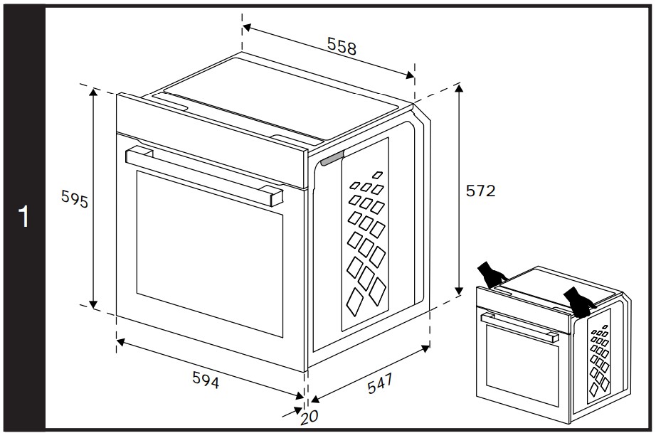 4705548 Электрический духовой шкаф Beko BBIE12300XD серебристый STDN-0108632 - Вид №11