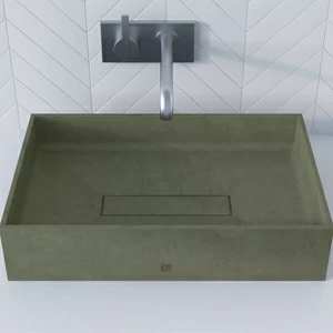 WВ606OLIVKOVYJ Накладная раковина на столешницу  прямоугольная BetOn