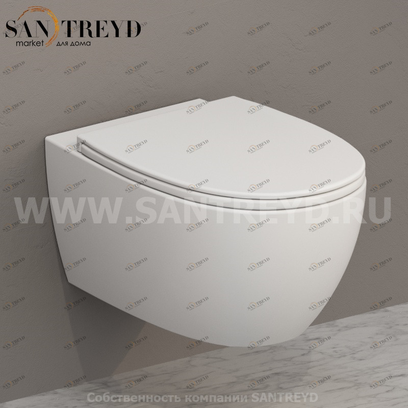 MDS03BO Подвесной унитаз настенный Белый Ceramica Globo 4ALL Италия