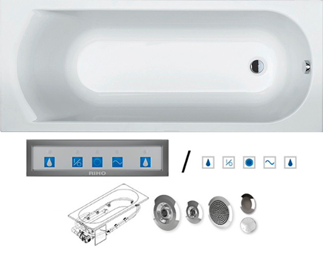 BB6200500000000_pro6 Ванна Riho Miami Santreyd - Вид №1